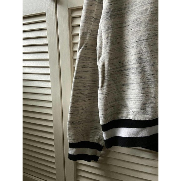 SS16 Gosha Rubchinskiy Mock Neck Collar Logo Heather Grey LS Sweatshirt Size L - Picture 9 of 9